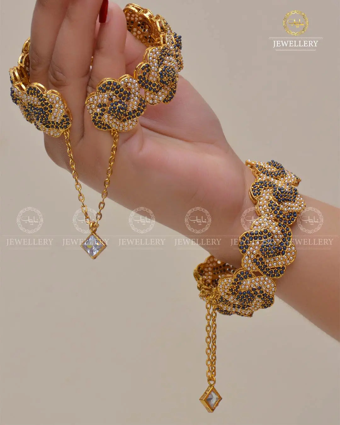 Signature Noratan Openable Bangles  NJ-1631 (Pair) Nayab Jewellery