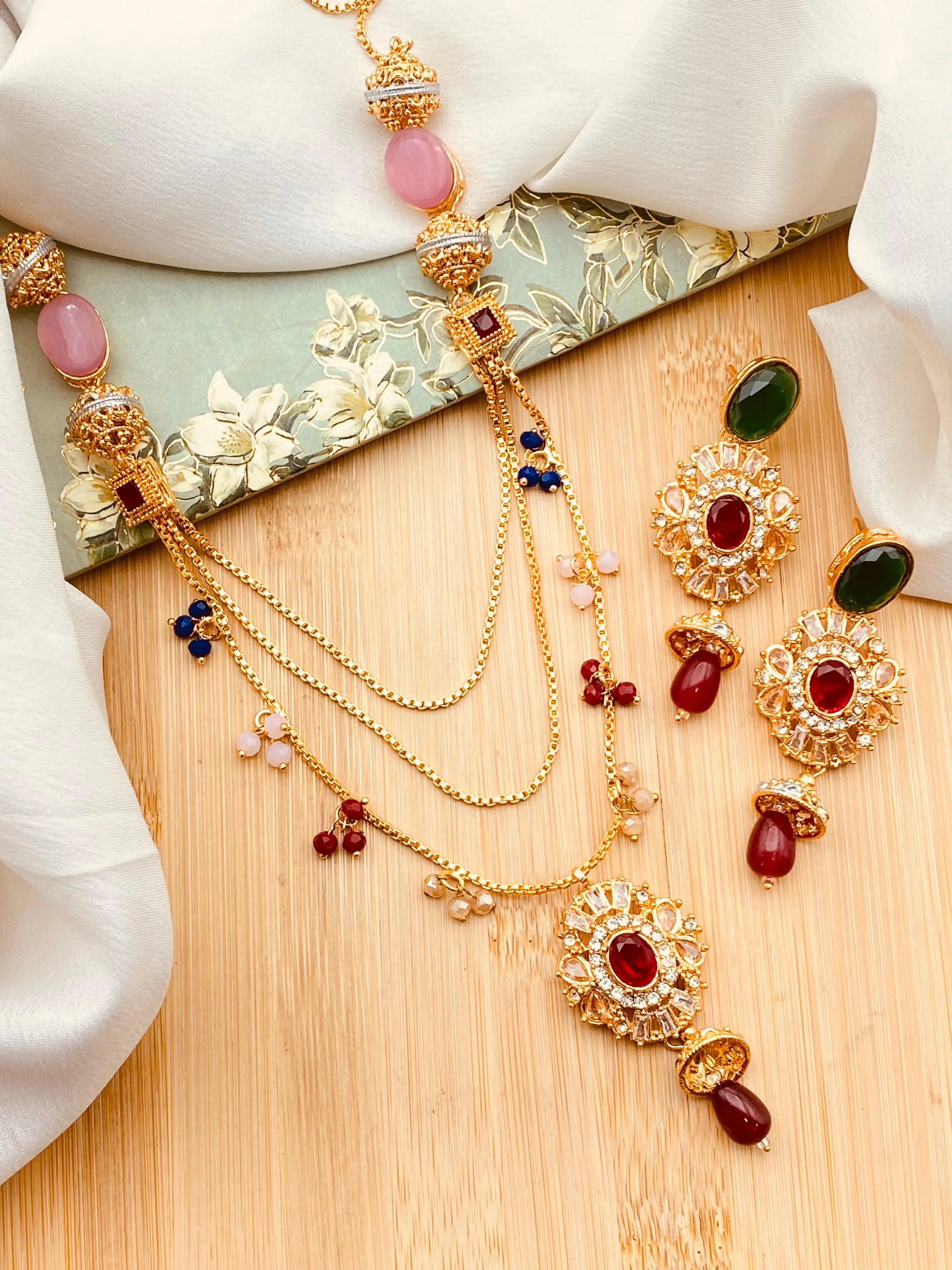 Stylish Egyptian Gems  Mala NJ-1169 Nayab Jewellery