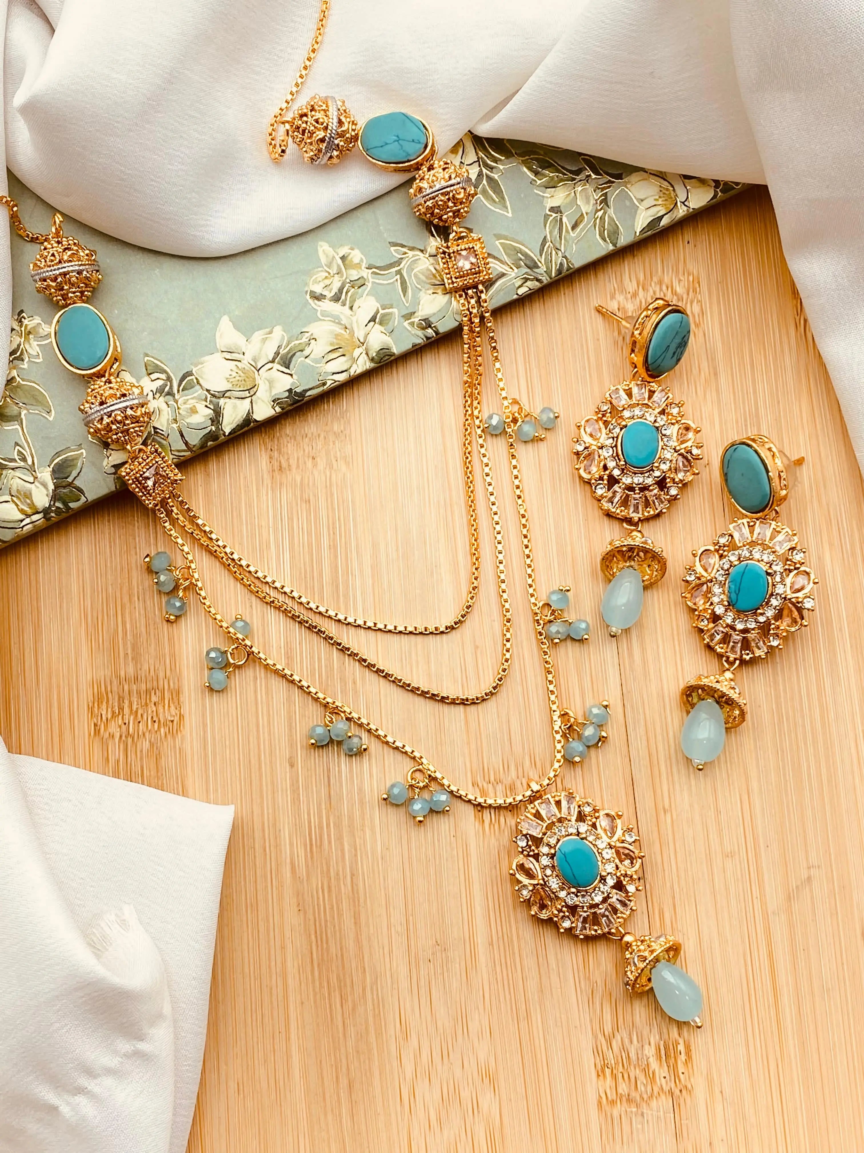 Stylish Egyptian Gems  Mala NJ-1169 Nayab Jewellery