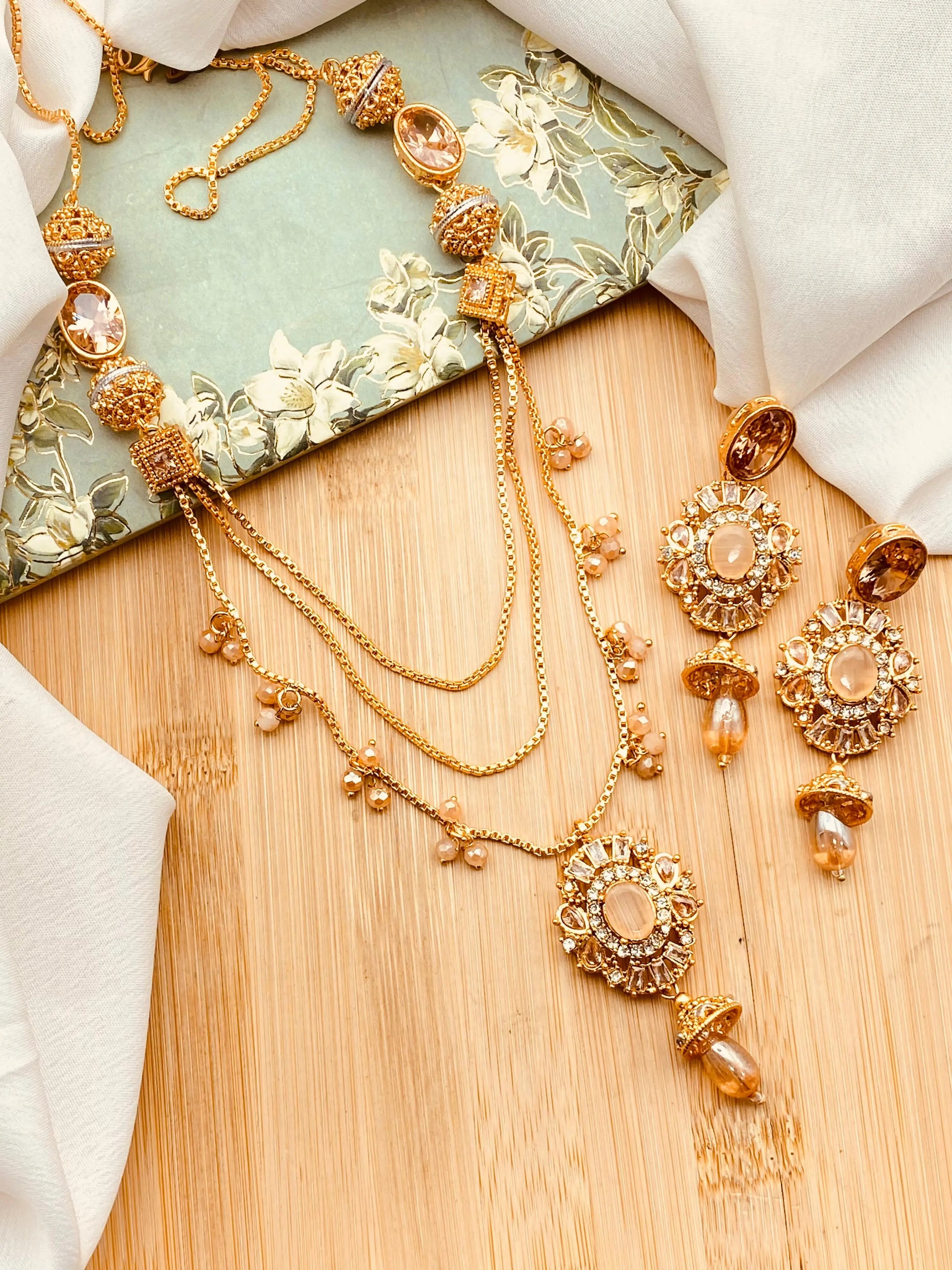 Stylish Egyptian Gems  Mala NJ-1169 Nayab Jewellery