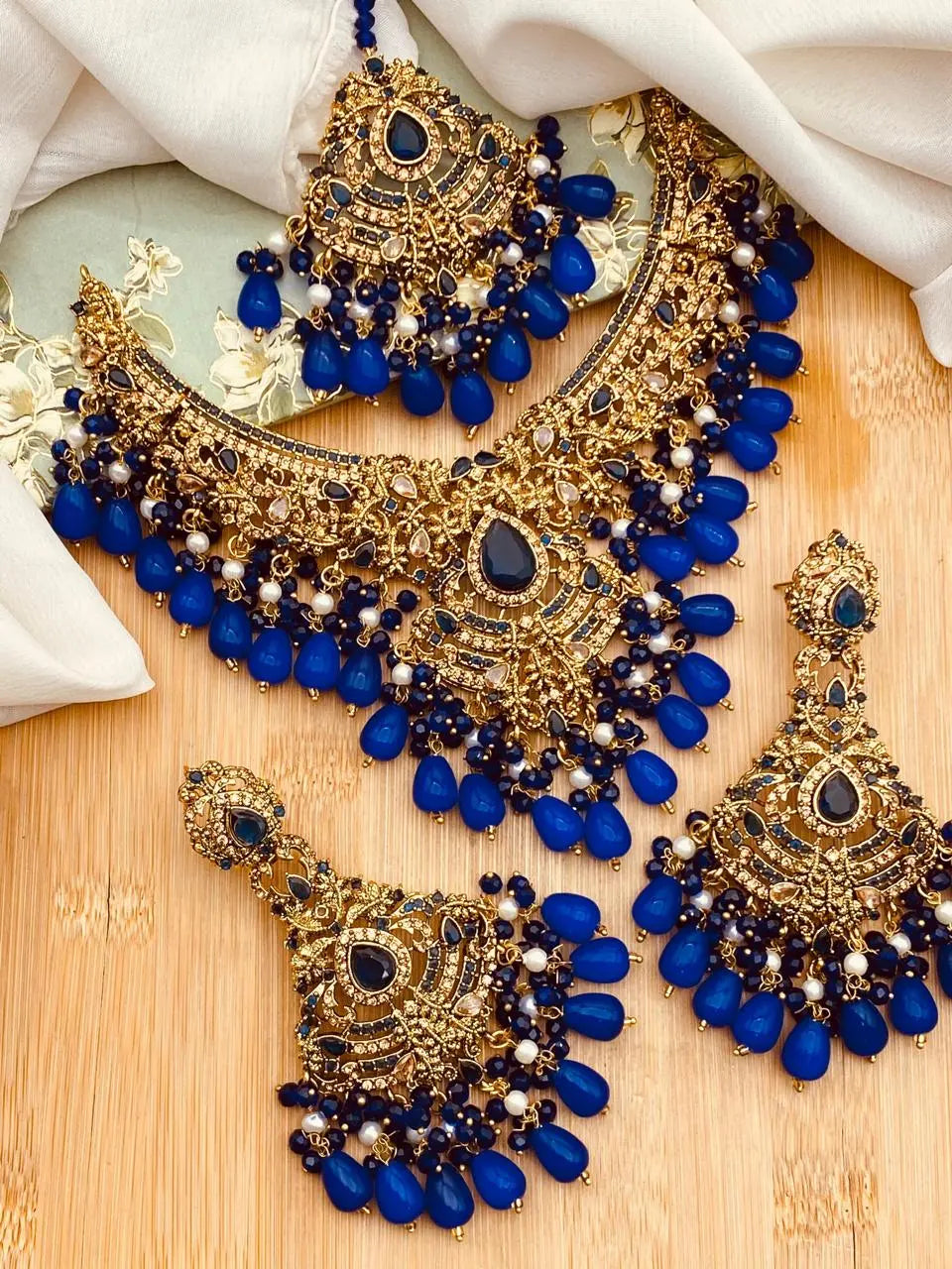 Sultanat Bridal Necklace set-2319 Nayab Jewellery