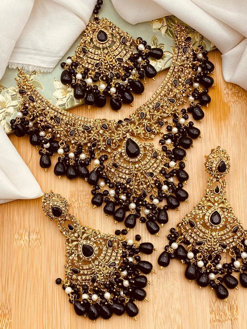 Sultanat Bridal Necklace set-2319 Nayab Jewellery