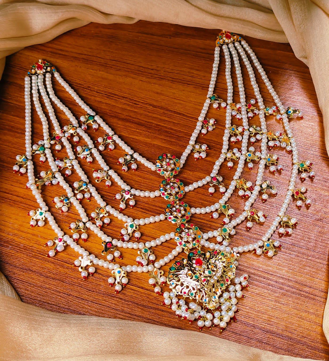 Traditional Hyedrabadi Gull head matha patti-2089 Nayab Jewellery