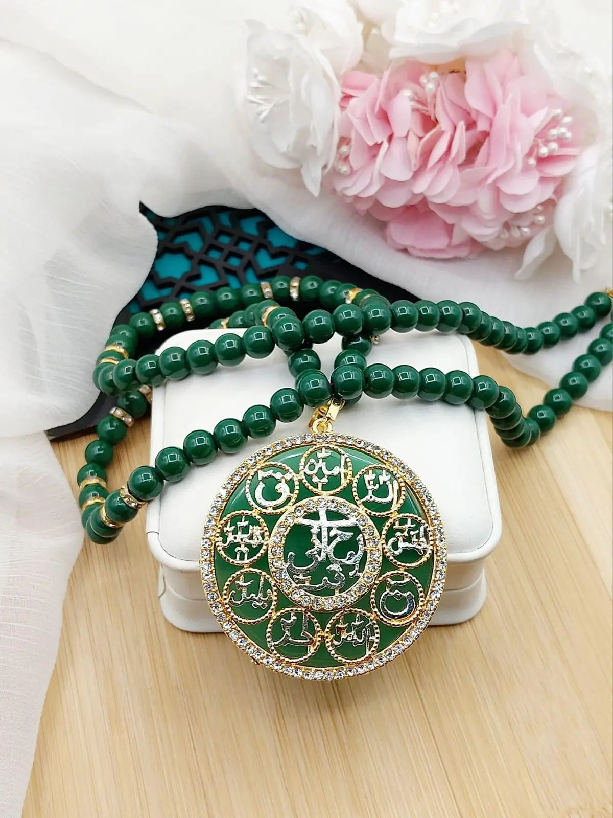 Turkish Calligraphy Loh e qurani pendant -2185 Nayab Jewellery