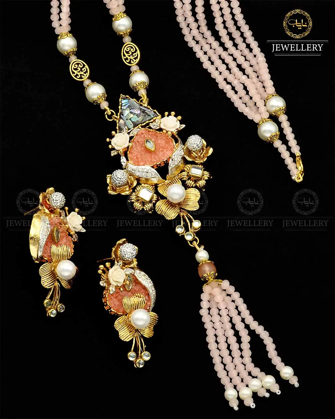 Turkish Designer Crush Mala set NJ-1790 Nayab Jewellery