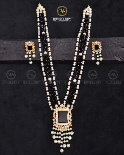 Turkish Elegant Mala set -2270-Golden Nayab Jewellery
