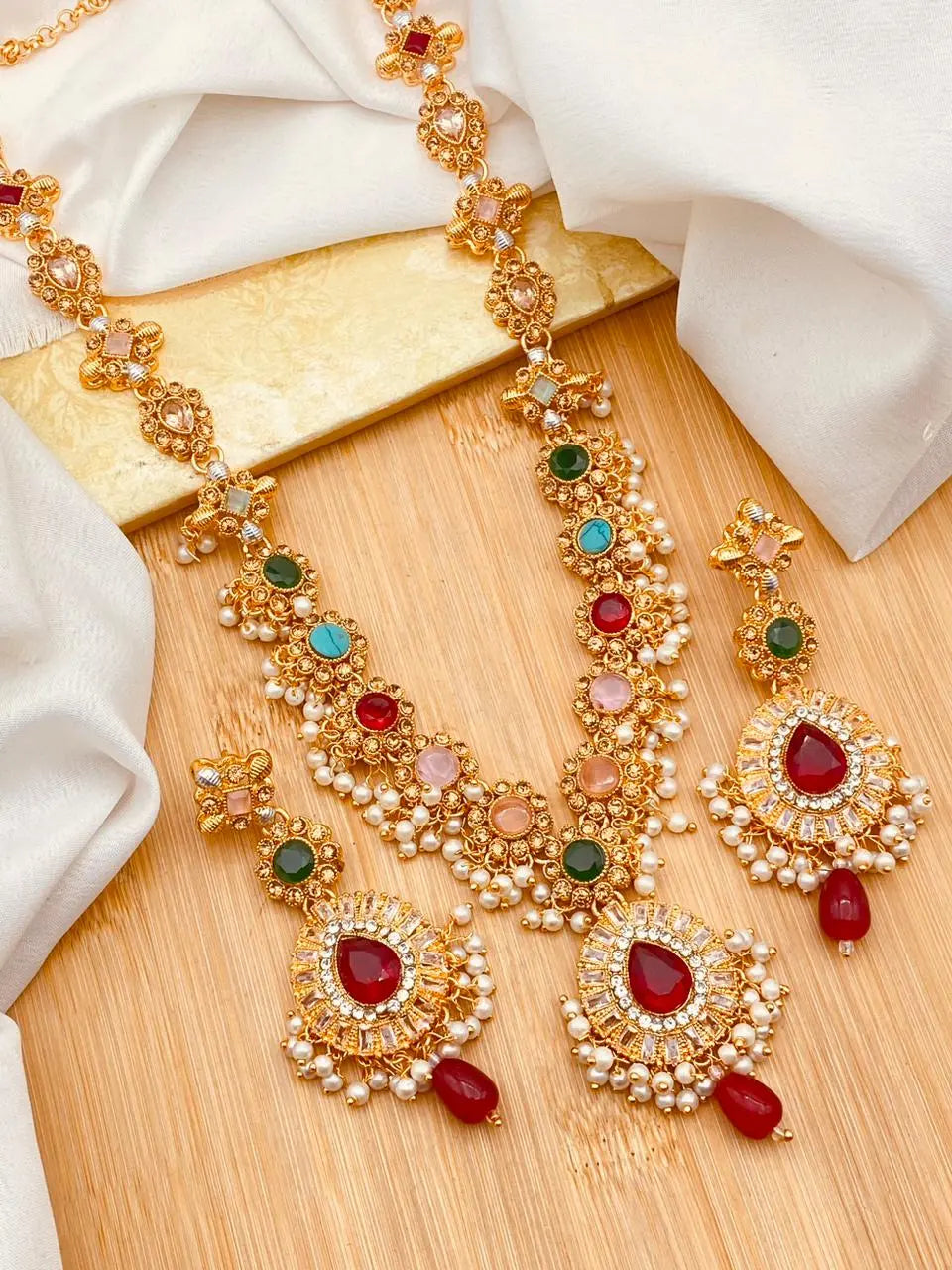 Turkish Mala set -1937-Golden Nayab Jewellery