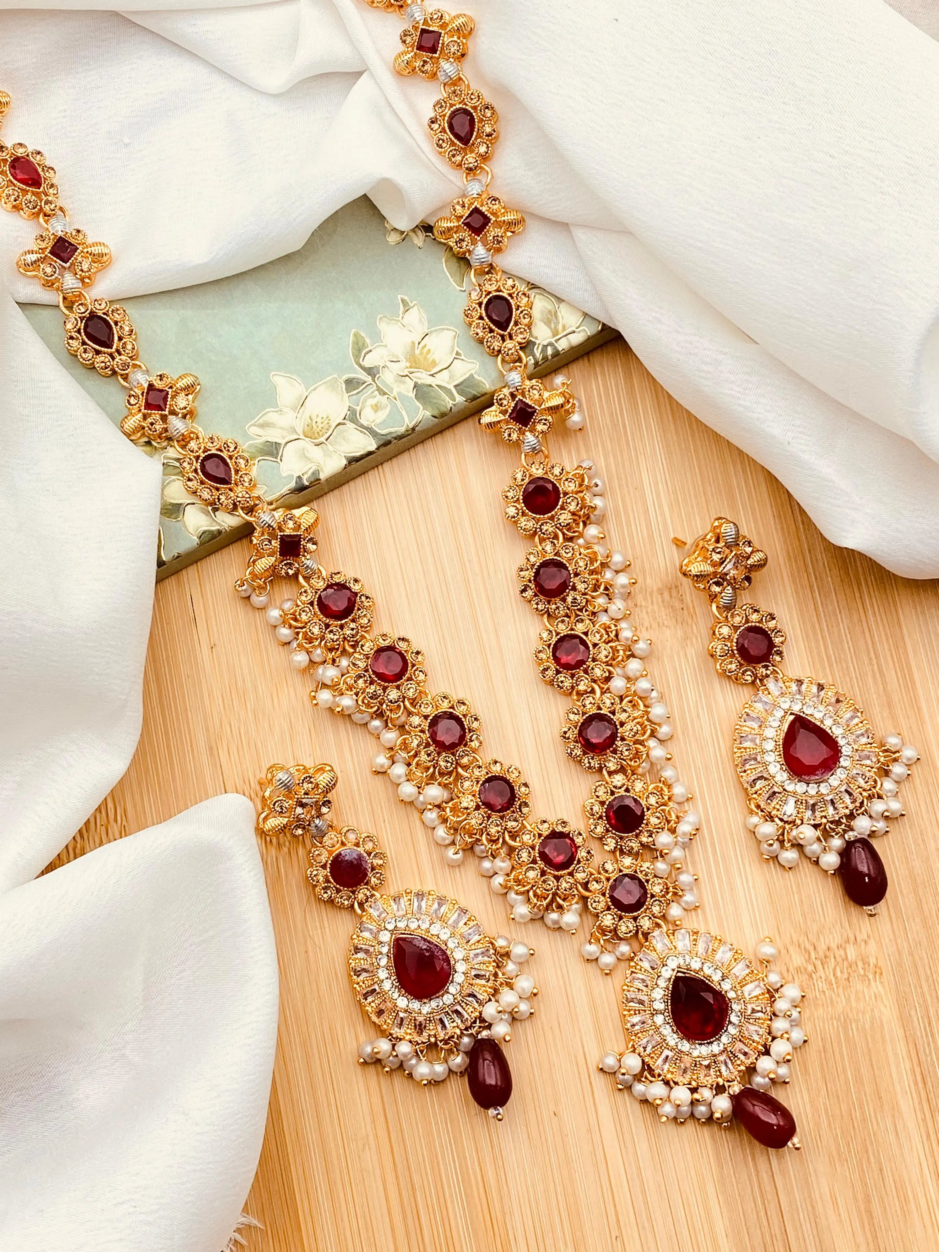 Turkish Mala set -1937-Golden Nayab Jewellery