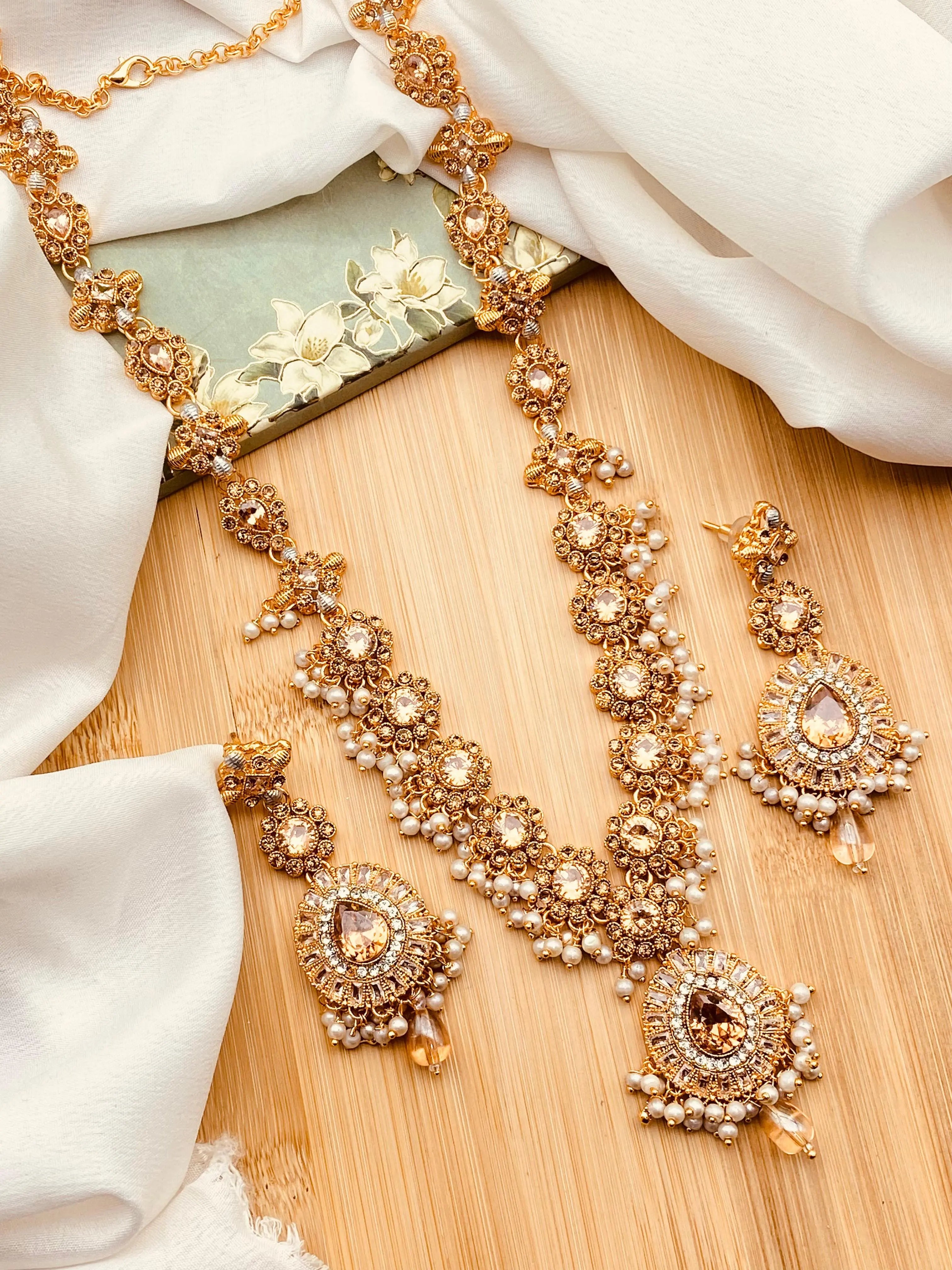 Turkish Mala set -1937-Golden Nayab Jewellery