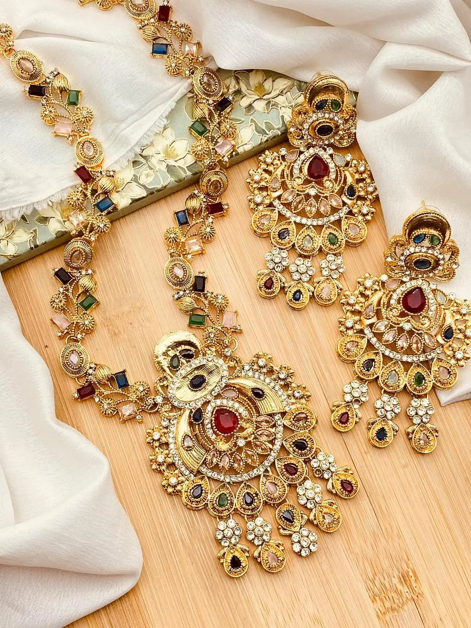 Turkish Malika Mala set -1936-G Nayab Jewellery