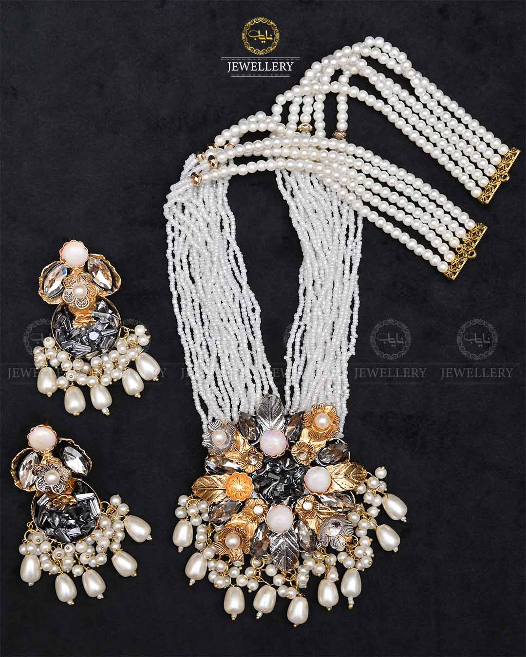 Turkish Meena Mala set-2261 Nayab Jewellery