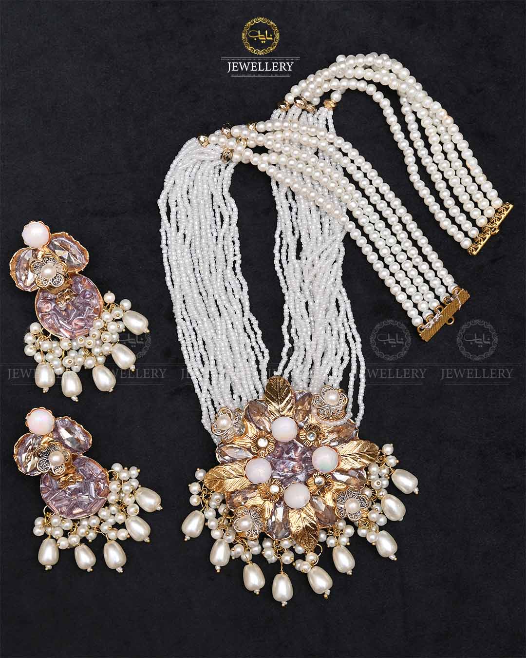 Turkish Meena Mala set-2261 Nayab Jewellery