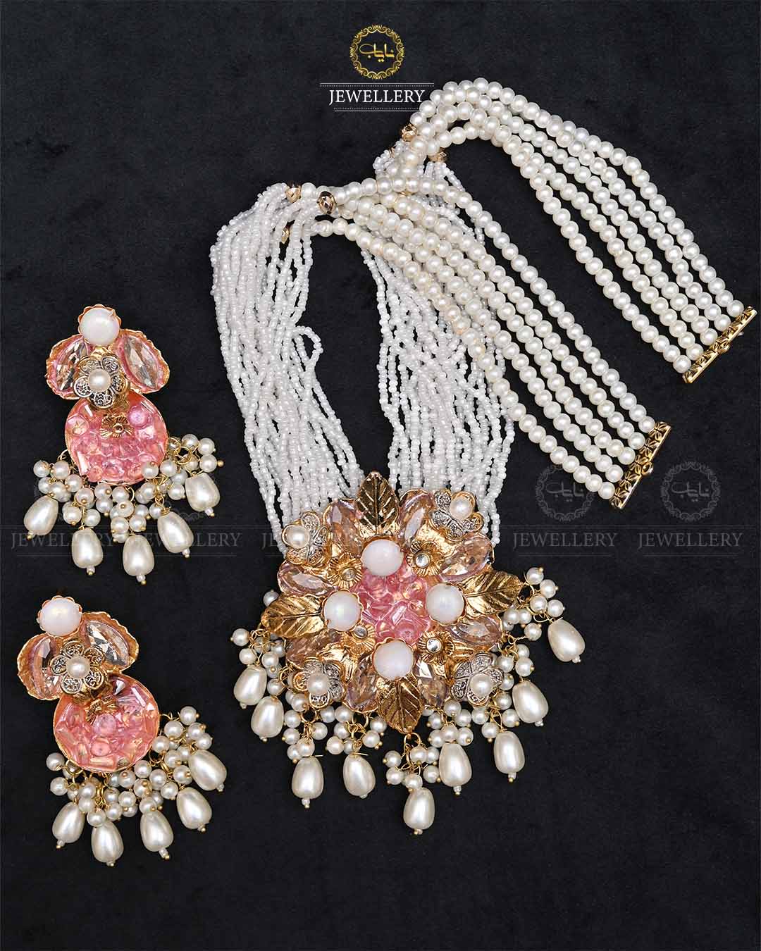 Turkish Meena Mala set-2261 Nayab Jewellery