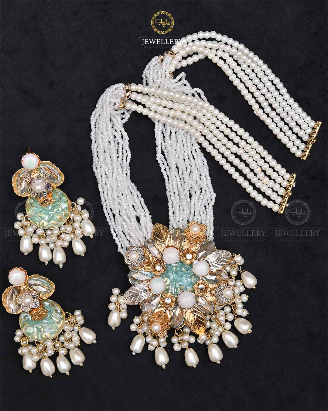 Turkish Meena Mala set-2261 Nayab Jewellery