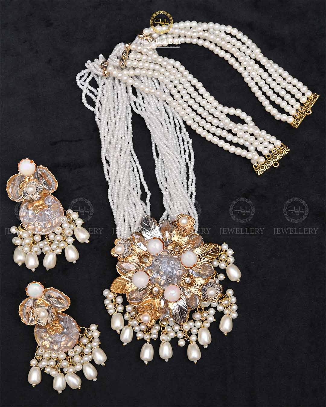 Turkish Meena Mala set-2261 Nayab Jewellery