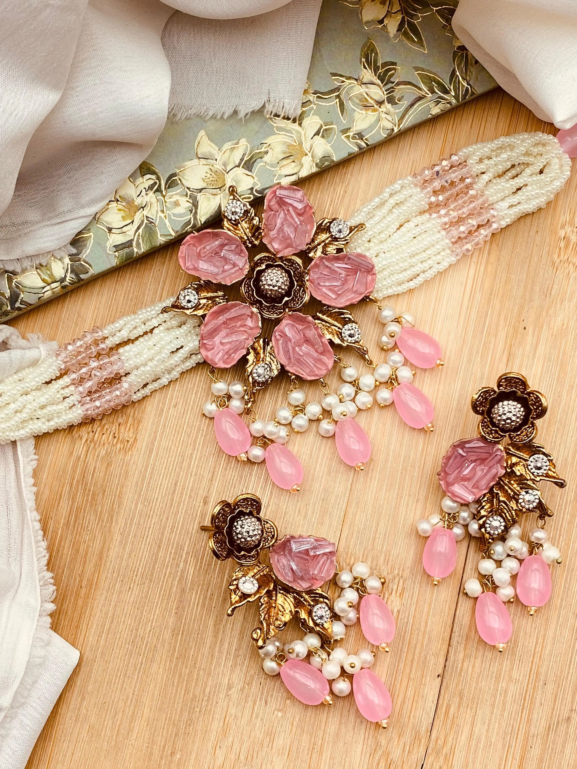 Turkish Mercery Chokar set-2382 Nayab Jewellery