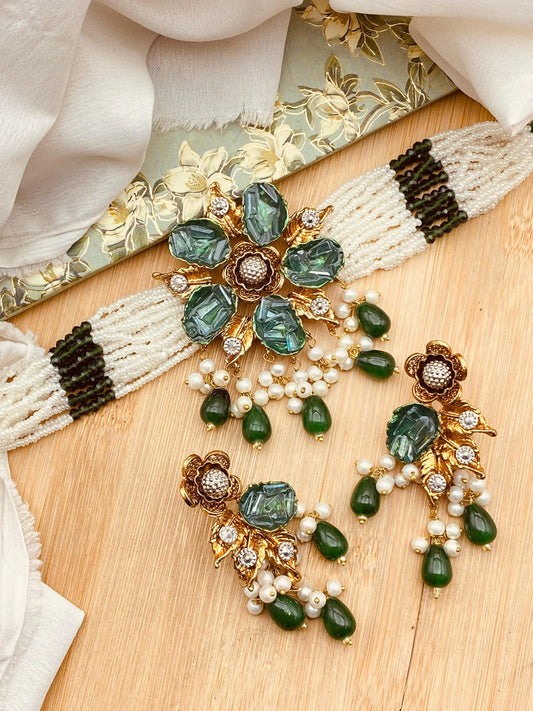 Turkish Mercery Chokar set-2382 Nayab Jewellery