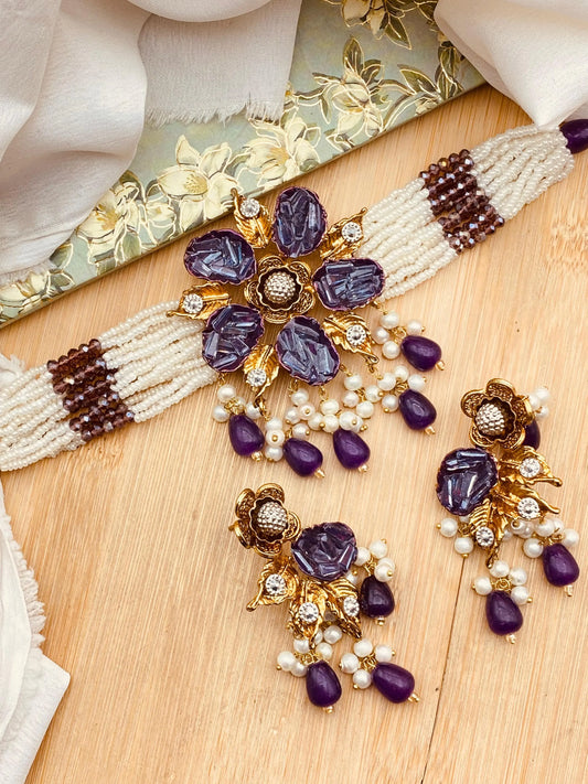 Turkish Mercery Chokar set-2382 Nayab Jewellery