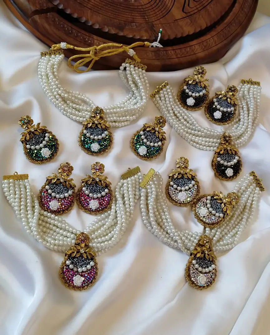 Turkish Stylish Chokar set-2243 Nayab Jewellery