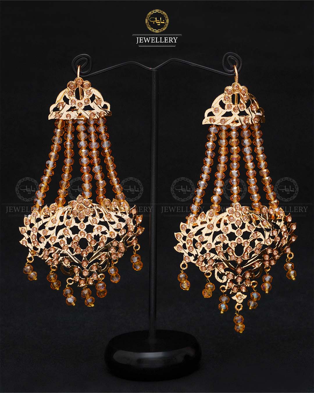 Jhomer Style Hyedrabadi Earrings-2047