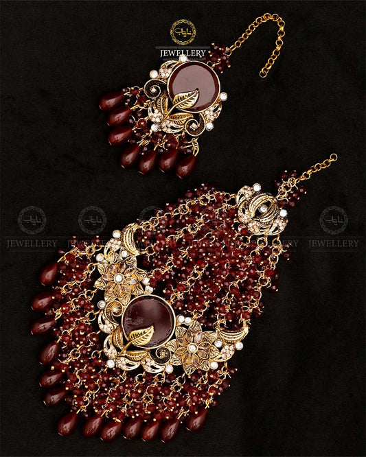 Designer Bridal Jhumer Tika-2774