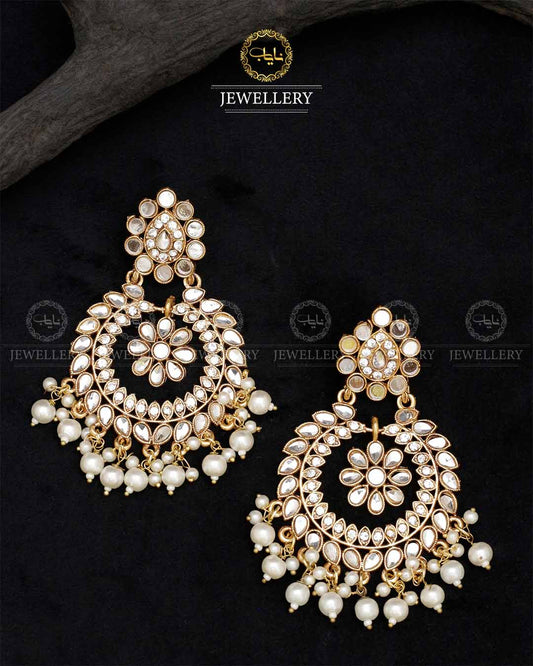 Leena Kundan Baali Tika set E-3037