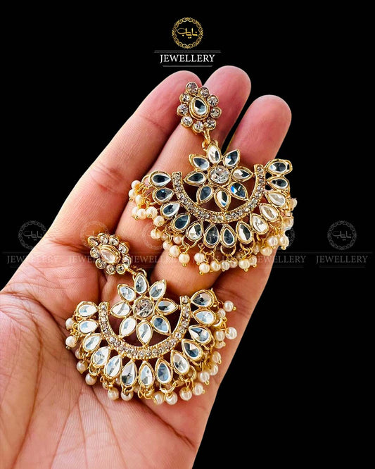 Kundan Chand Baali-2758 Nayab Jewellery