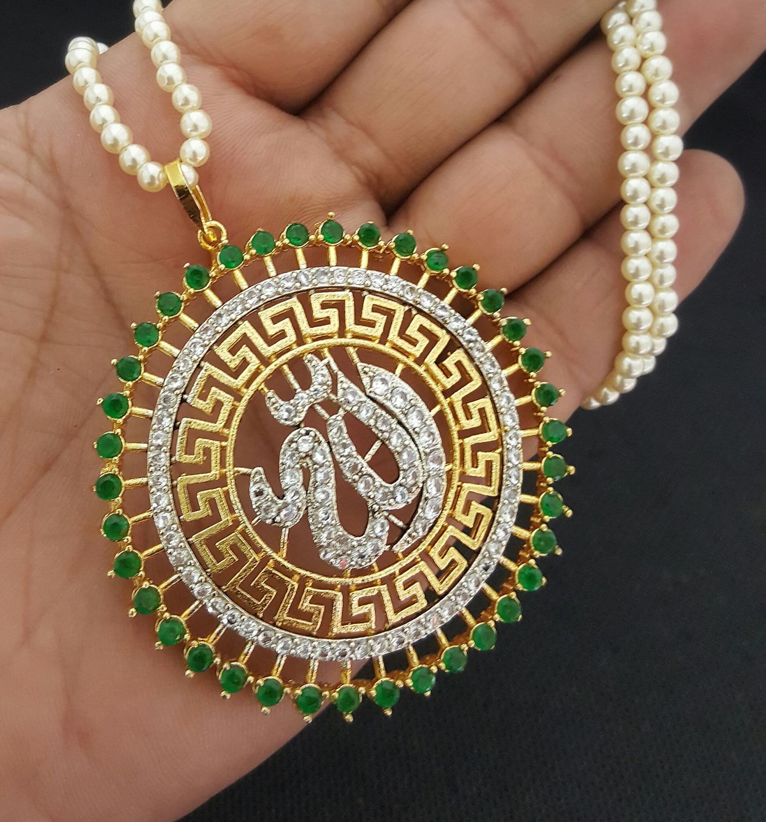 Zarcon versace Calligraphy ALLAH pendant-2413