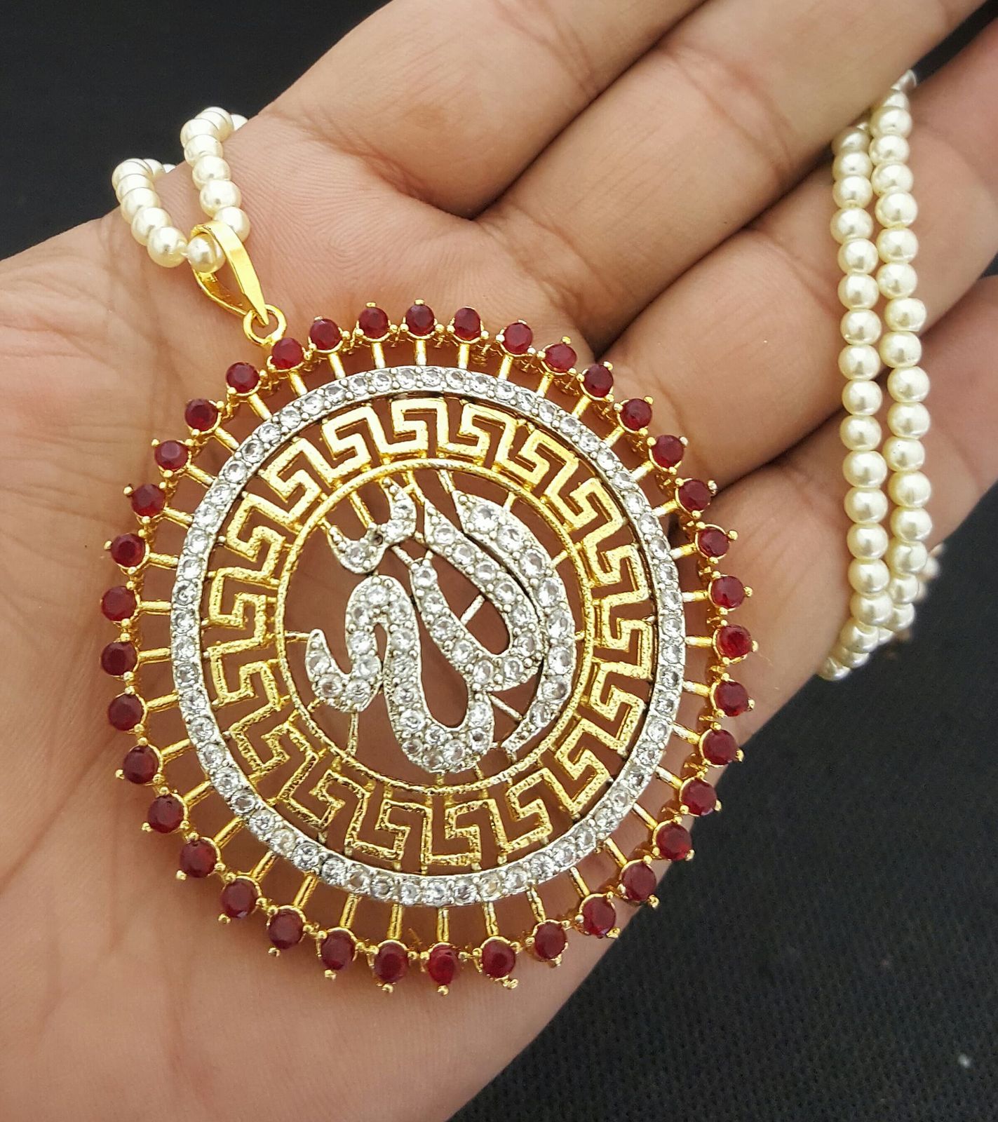 Zarcon versace Calligraphy ALLAH pendant-2413