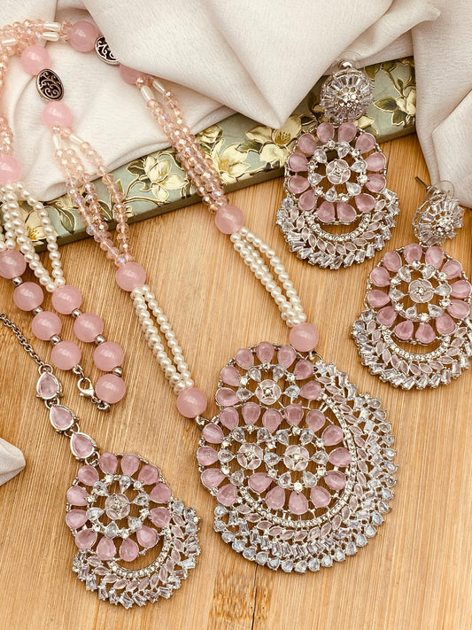 Bloom Zarcon Mala set-2485 Nayab Jewellery
