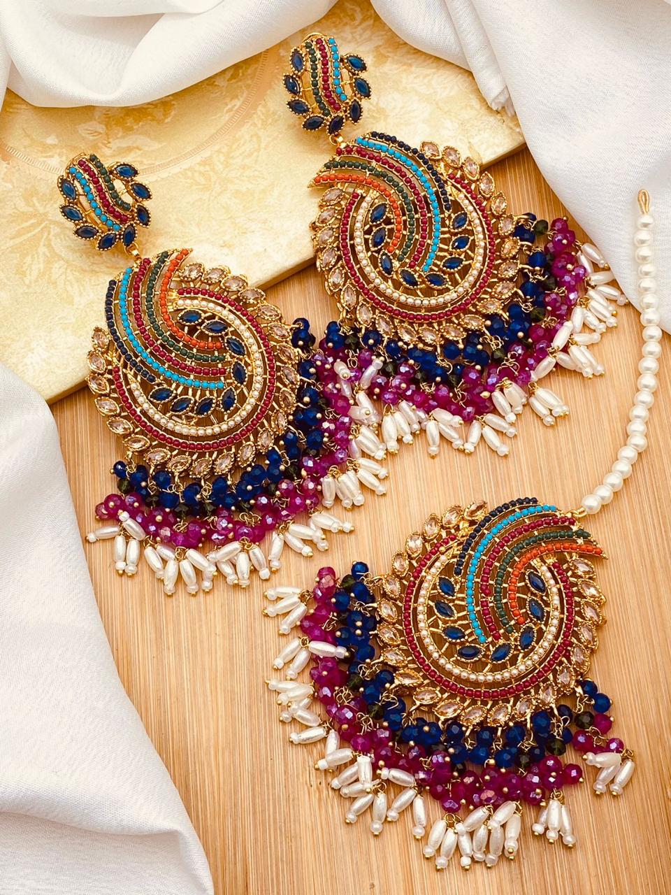 Traditional Noratan Baali Tika-2487 Nayab Jewellery