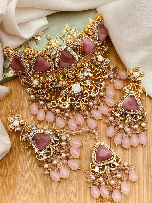Turkish Collar set-2488 Nayab Jewellery