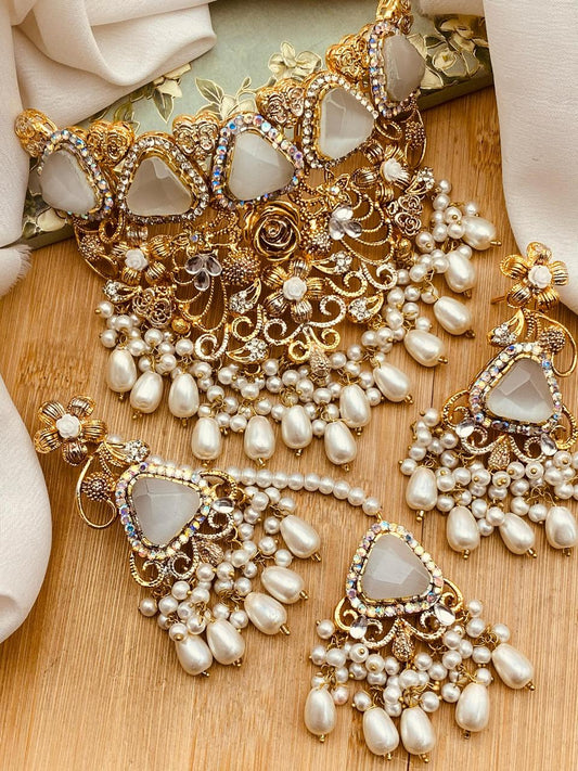 Turkish Collar set-2488 Nayab Jewellery