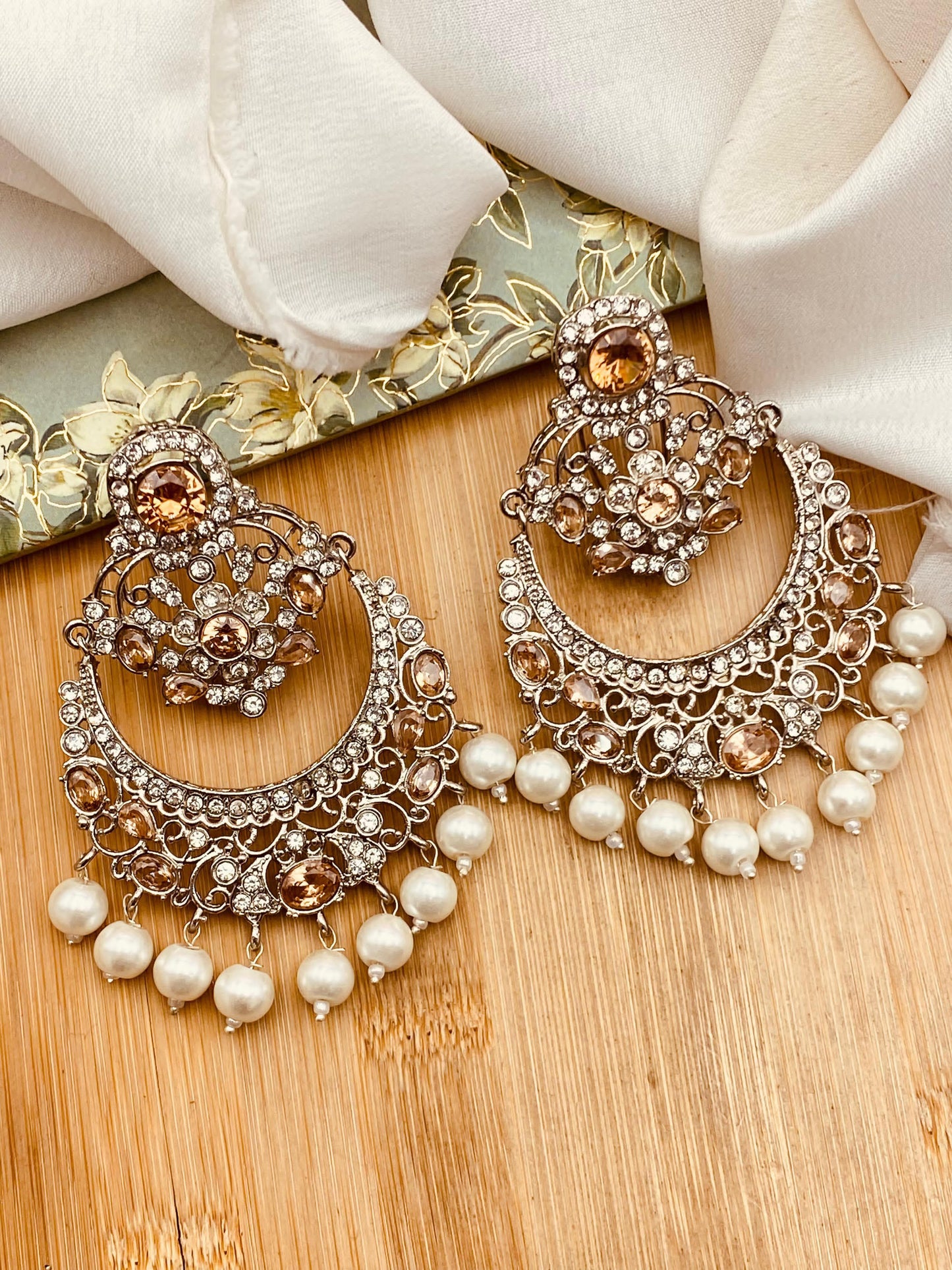 Kundan Anklet pazaib ( pair)-2500 (Copy) Nayab Jewellery