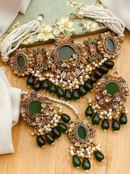 Turkish Izmir  Chokar Necklace set-2529 Nayab Jewellery