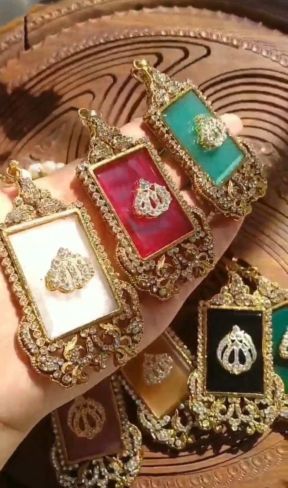 Egyptian Calligraphy Allah Pendant-2575 Nayab Jewellery