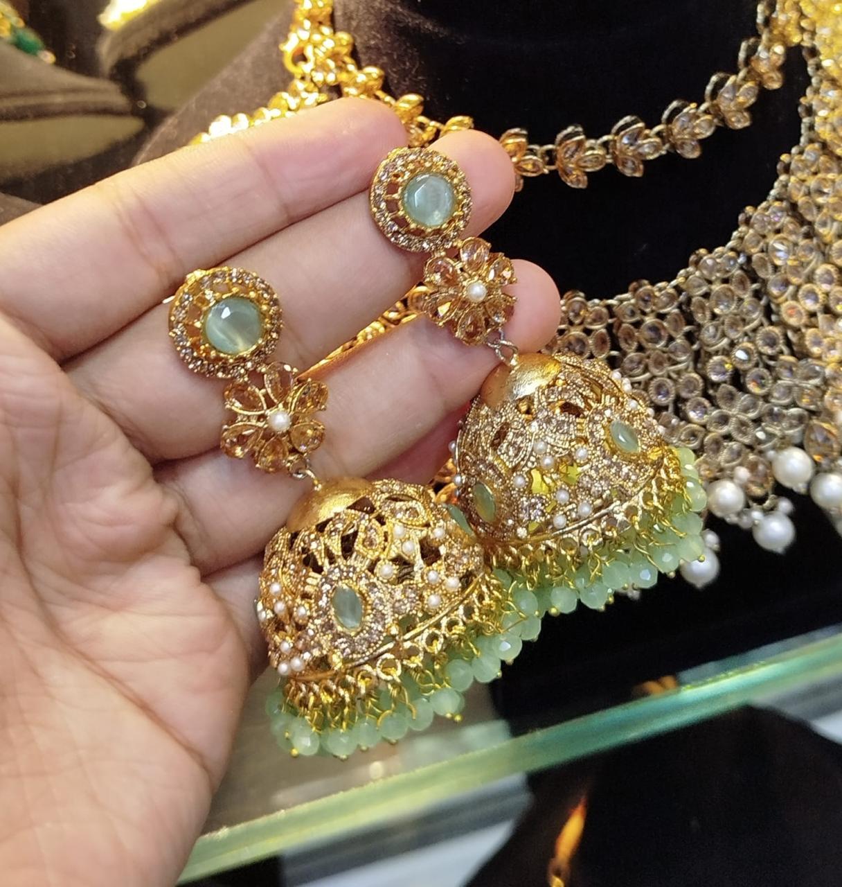 Noratan Jhumka -2598 Nayab Jewellery