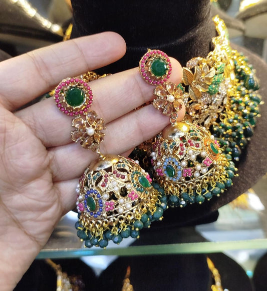 Noratan Jhumka-2598 Nayab Jewellery