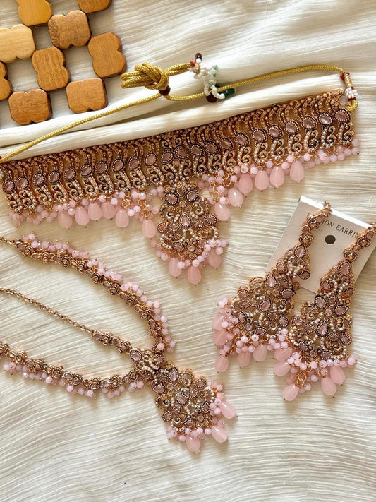 Noratan Sahara Jhumka with Tika-2617 (Copy) Nayab Jewellery