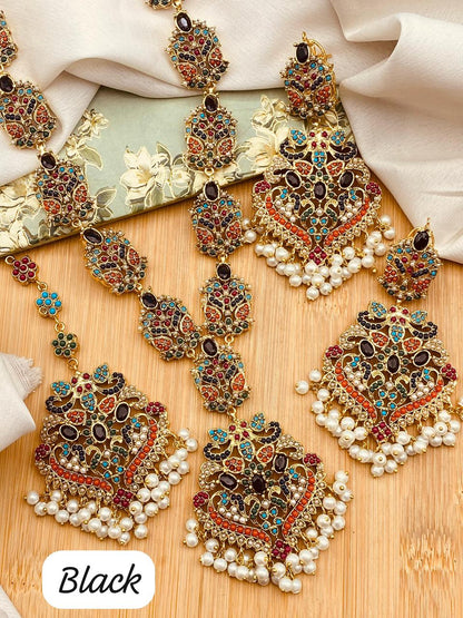 Urooj Traditional Noratan Mala set (original)-2642 Nayab Jewellery
