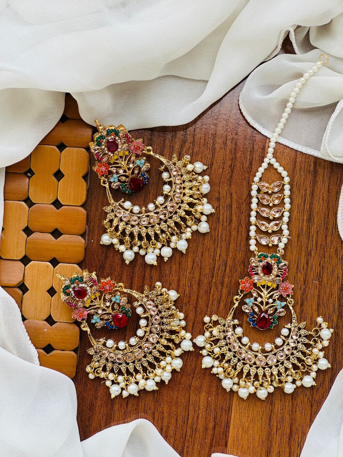 Noratan Baali Tika set-2650 Nayab Jewellery