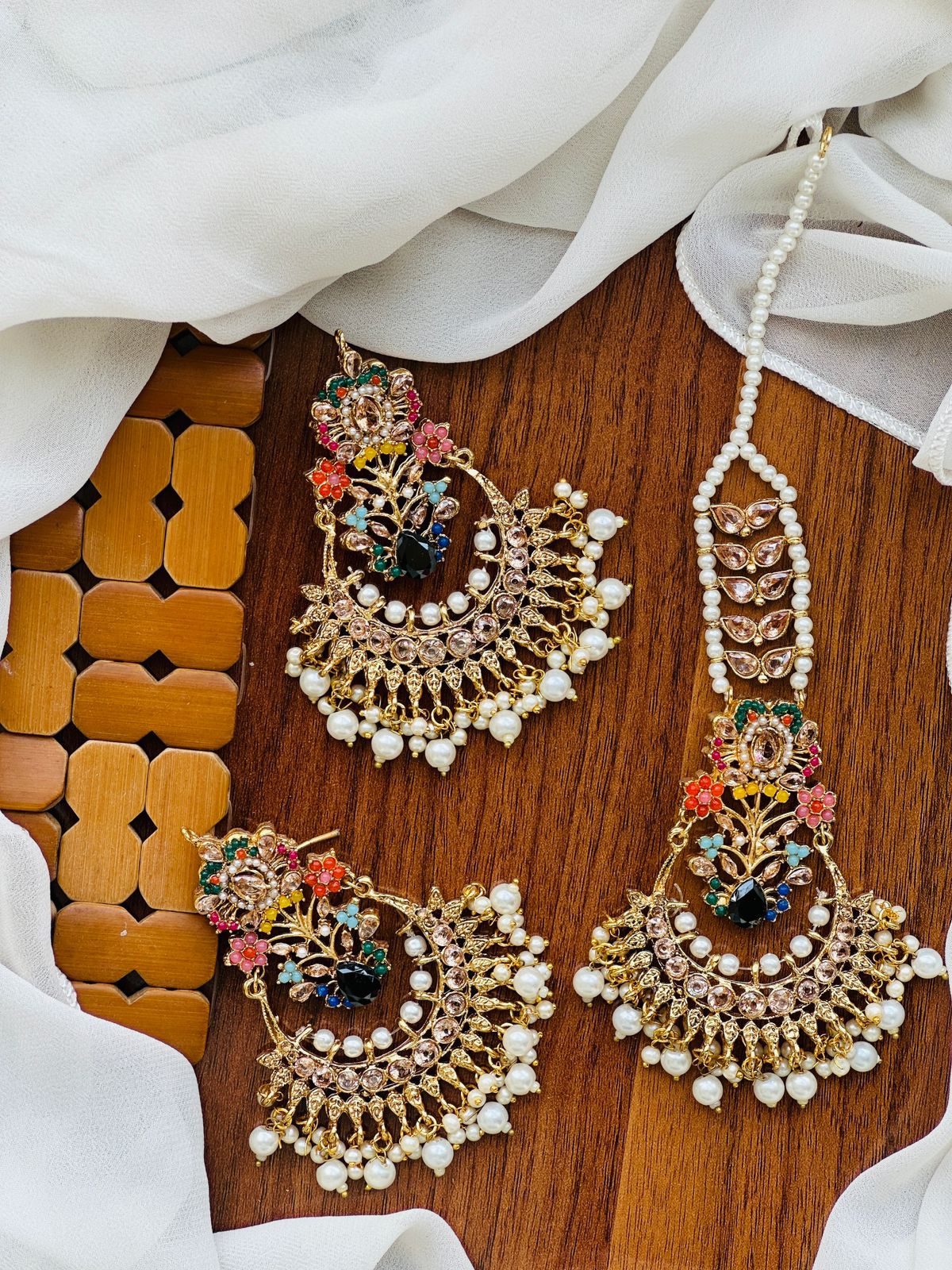 Noratan Baali Tika set-2650 Nayab Jewellery