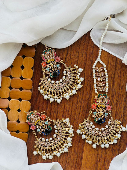 Noratan Baali Tika set-2650 Nayab Jewellery