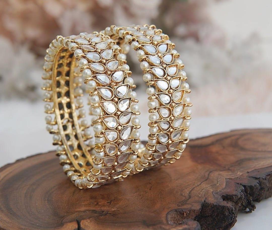 Ayesha Traditional Kundan Bangles-2690 Nayab Jewellery