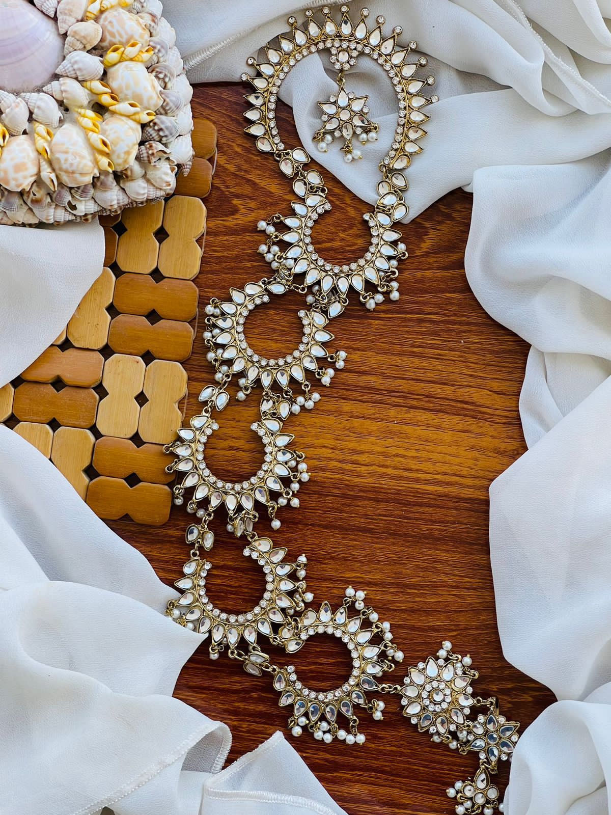Kundan Long Paranda-2697 Nayab Jewellery
