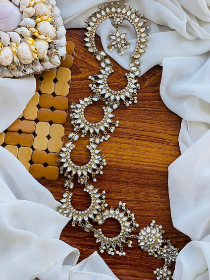 Kundan Long Paranda-2697 Nayab Jewellery