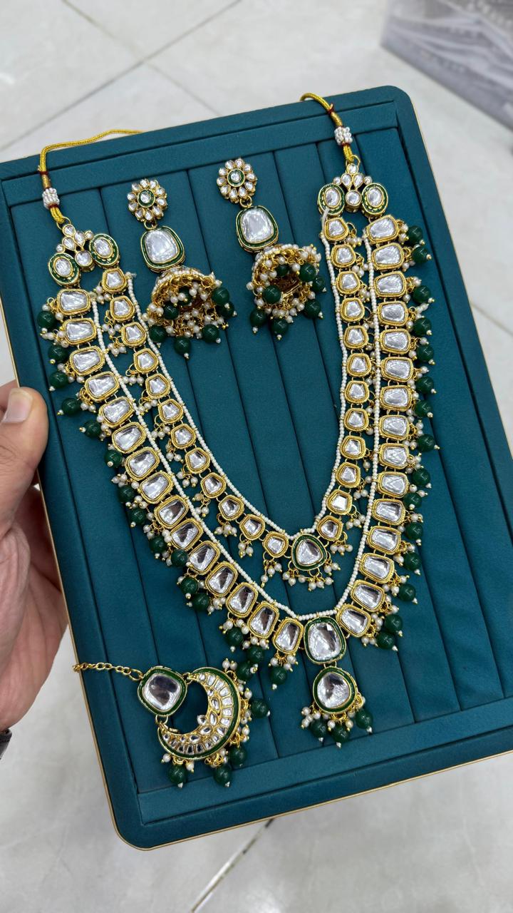 Indian Uncut Kundan Mala set-2716 Nayab Jewellery