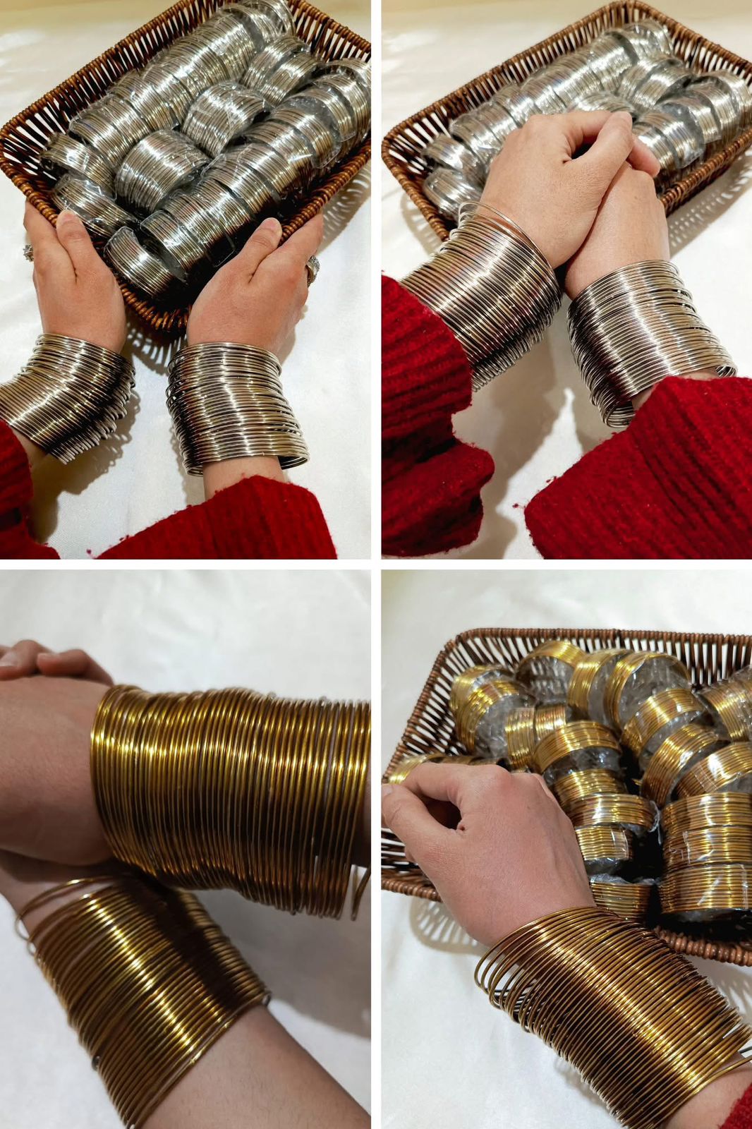 Metal plain 12 pcs Bangles set-2729 Nayab Jewellery
