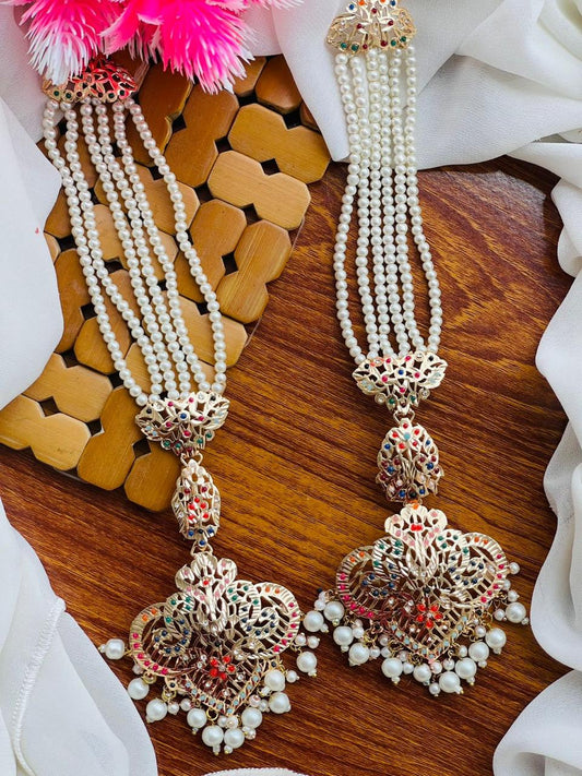 Hyedrabadi Noratan Long Sahara Earrings-2752 Nayab Jewellery