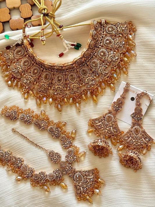 Neelam Bridal set with Matha matti-2772 Nayab Jewellery